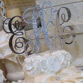 Dalmazio Design Cake Topper Swarovski Monogram- 6